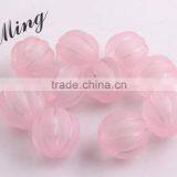 Pink Color Chunky Acrylic Watermelon Plastic Frost Beads in Beads Wholesales Jewerly Fashion