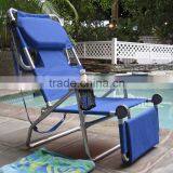 Lay Face Down Folding Reclining Beach Chair thumbnail-5