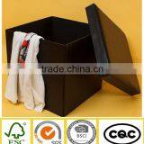 Hotsale PU Folding Storage Ottoman, Shoe Storage Box