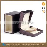 Wholesale Luxury Velvet Lined Textured Leatherette Paper Bracelet Box