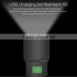 Supfire Hot Sale High Quality LED Flashlight With USB Charger thumbnail-3