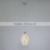 Contemporary Single Hanging Lamp& Glass Pendant thumbnail-1