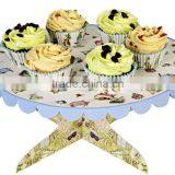 Customized Cardboard Cupcake Stand Corrugated Cardboard Wedding Cake POP Stand