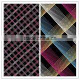 Plaid Printed Polyester Mini Matt Fabric for Table Cloth thumbnail-1