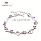 2014 Hot Crystal Friendship Bracelets,Wholesale Sterling Silver Bracelet thumbnail-1