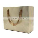 packaging bags for wedding gift, gold and silver color paper carrier bag
