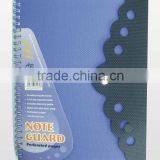 A4 A5 A6 Plastic Spiral PP Cover With Botton Custom Printed Made in China Notebook