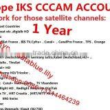 Europe CCCAM account with 1 year,