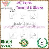 187 Brass Continuous Female Flag Terminal Middle Type thumbnail-2