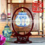 Ceramic Table Lamp Vintage Jingdezhen Porcelain For Bedroom Wedding Gift Home Decor Desk Lamp thumbnail-6