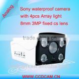 High quality 1/3" 700tvl sensor China Manufacturer IR Waterproof Analog Camera