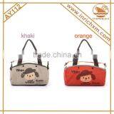 Cute Canvas Travel Bag For Women thumbnail-3