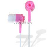 ULDUM Noise Isolation Tone Rose Plastic Headphone With Mic for Mp3 Music Player thumbnail-1