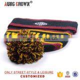 Small Order Beanies Custom Jacquard 100% Acrylic Cheap Beanies thumbnail-5