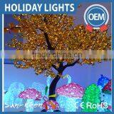 Светящиеся черешни, искусственная черешня, наружные освещенные деревья черешни