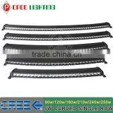 Single Row Led Bar Light, Jeep 4x4 250W 52 Inch Curved Led Bar Light thumbnail-2
