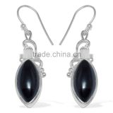 Fashionable Silver Earrings, Wholesale Supplier 925 Sterling Silver Gemstone Earrings