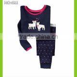 Children Clothes Baby Animal Pajamas Kids Lovely Sleepwear Girls Dark Blue Pyjamas Cheaper Price Hot Sell thumbnail-1