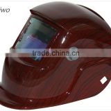Red Wood Solar Power Auto Darken Welding Helmet solar welding helmet