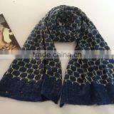 Colorful Wool Woven Scarf Shawl Wrap Red Multi Color Checked Plaid Scarf