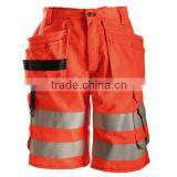 Dark Orange Color Work Wear Shorts thumbnail-1
