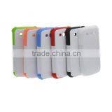 3D Sublimation Silicone Dual-protective Case/ Silicone Phone Case/ 3D Dual Blank Case