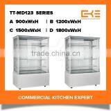 Competitive Prices Commercial Free Standing Glass Modern Bakery Cake Showcase Cake Freezer Cake Display Cabinet thumbnail-1