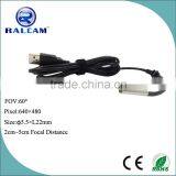 Factory Supply 2cm~5cm Focusing Length 60 Degree View Angle 5.5mm Usb Camera Mdoule With Waterproof Case