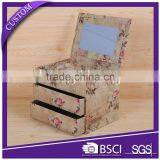 Facny Paper Jewelry Box With Custom Logo and Mirror