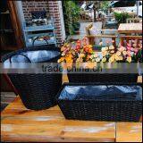 Plastic Rattan Basket Basket thumbnail-2