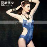 Balneaire Blue Jean women monokini swimwear 2016