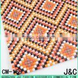 24 * 40mm Color Pattern Acrylic Hot and Drilling Mesh Upper thumbnail-2