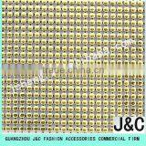 Plastic Mesh of Silver Color for Shoes and Garments Accessory/decoration