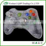 Clear Full Housing Shell Case Cover + Buttons for Xbox 360 Wireless Controller Clear cover case full shell