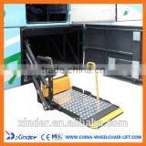 WL-T-1000G Rotating Hydraulic Wheelchair Bus Lift for Disabled