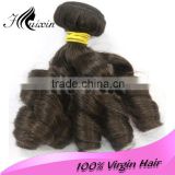 Guangzhou hair products/Chinese remy human hair/natural black color style hair