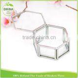 Childrens Fireproof Strong Metal Family Large Keepsake Memory Silver Container , Hexagon Triangle Square Small Kids Lock Box thumbnail-5