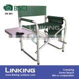 Aluminum Directory Chair With Cup Plate and Magazine Bag