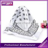 custom good quality white silk scarf for painting,100% silk square scarf