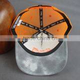 Customer High Quality 5 Panels Snapback Hat With 3D Embroidered Front Lable thumbnail-5