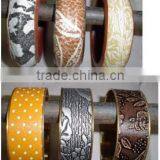 SIXTH SENSE Lather Inlay Bangles thumbnail-3