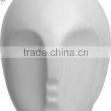 White Glossy Plastic Female Mannequin Head thumbnail-1