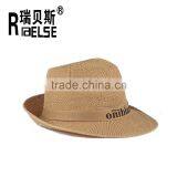 Cheap Fedora Hand Paper Straw Hat With Logo thumbnail-4