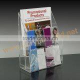 Acrylic Sign Holder With Pocket/ Brochure Holder Counter /acrylic Holderacrylic Single Pocket /brochure Holder thumbnail-1