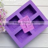 Handmade Silicone square soap mold high temperature resistant silicone soap molds