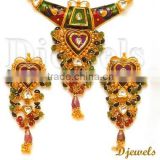 Bridal Kundan Necklace Sets, 22 K Gold Kundan Neckalce sets, Kundan Jewellery