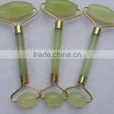 Face Care Products,,top Grad Green Genuine Jade Roller,beautiful Xiuyan Jade Massager Roller thumbnail-1