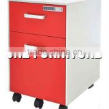 Movable file cabinet with wheels 08