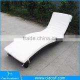 Outdoor Wicker Rattan Stackable Sun Lounger / Pool Deck Chairs / Sun Lounger thumbnail-2