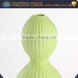 Modern Gourd Shape Green Ceramic Flower Vase Height32CM thumbnail-2